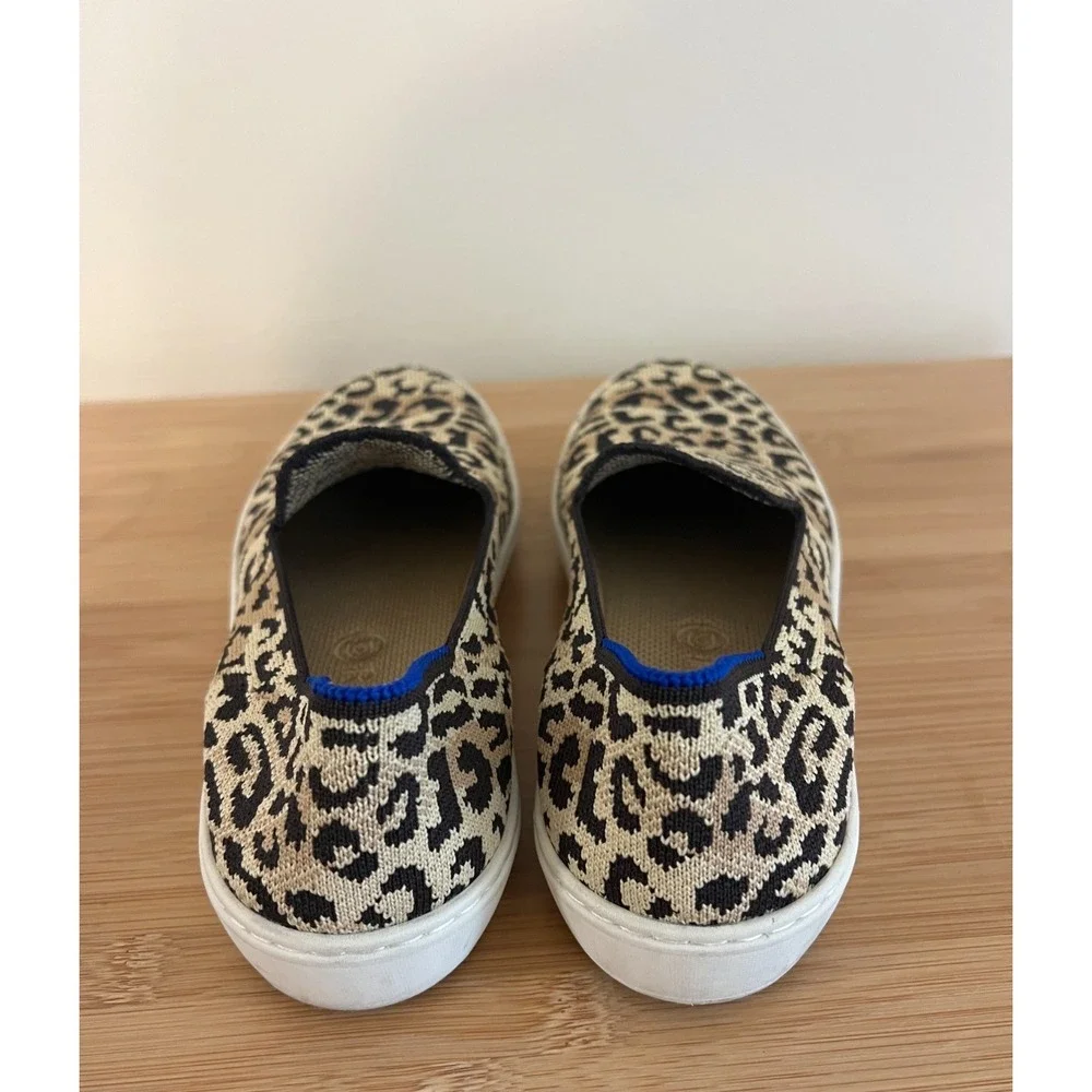 Rothy's Women's Limited Retired‎ Camo Cat Leopard Original Slip On Sneaker Sz 7